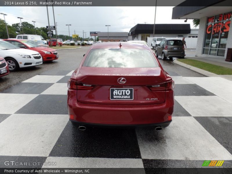 Matador Red Mica / Parchment 2014 Lexus IS 250