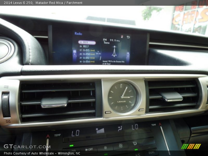 Matador Red Mica / Parchment 2014 Lexus IS 250