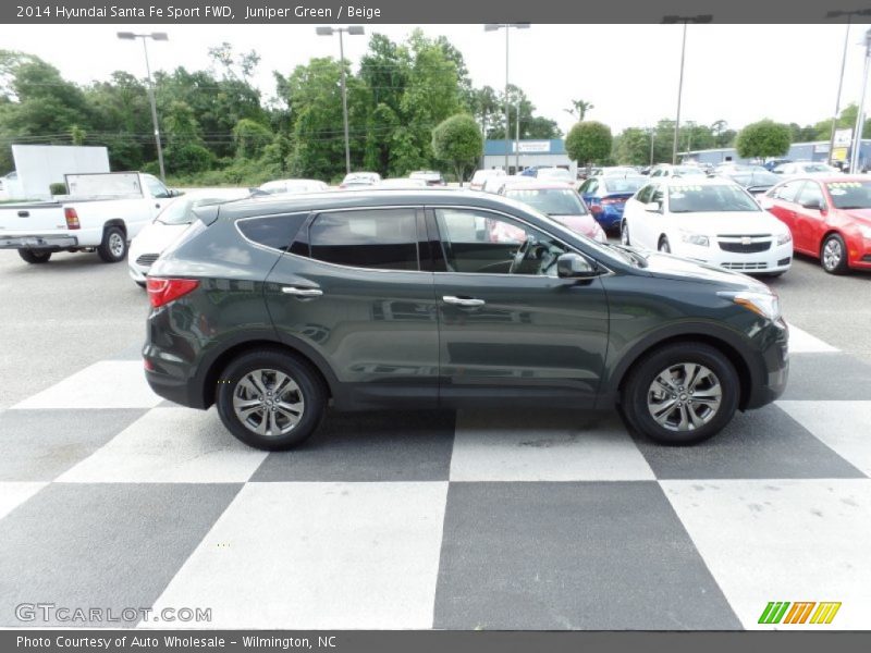 Juniper Green / Beige 2014 Hyundai Santa Fe Sport FWD