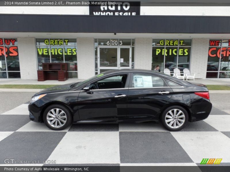 Phantom Black Metallic / Black 2014 Hyundai Sonata Limited 2.0T