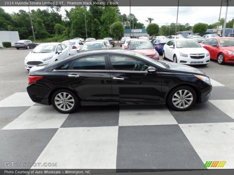 Phantom Black Metallic / Black 2014 Hyundai Sonata Limited 2.0T