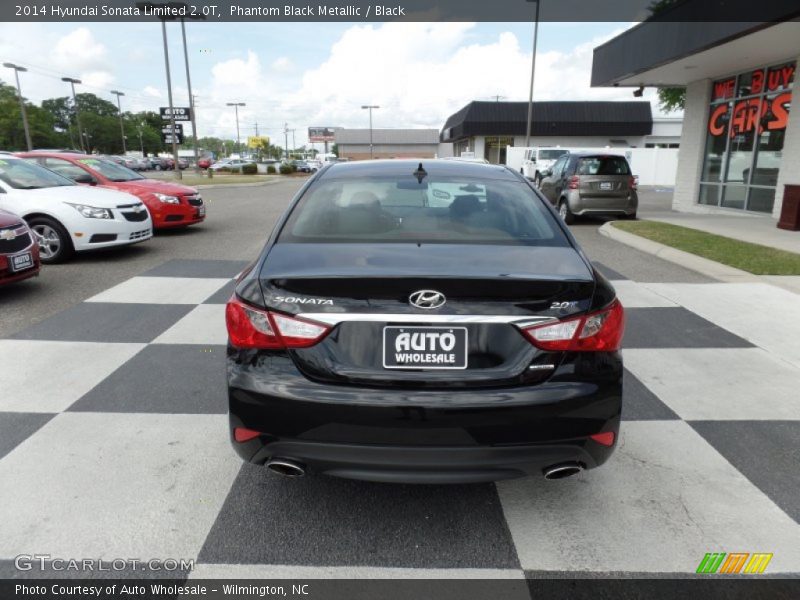 Phantom Black Metallic / Black 2014 Hyundai Sonata Limited 2.0T