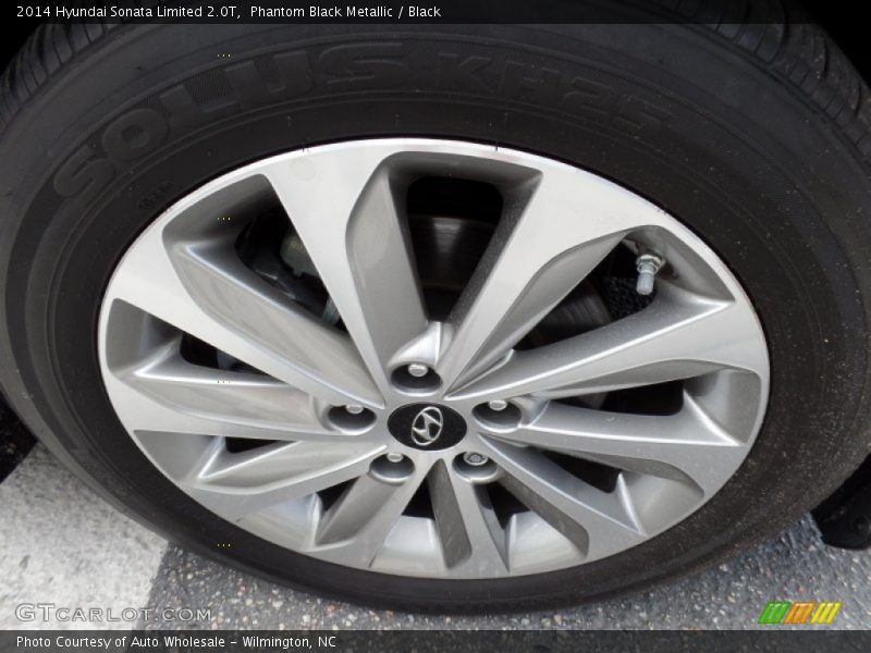 Phantom Black Metallic / Black 2014 Hyundai Sonata Limited 2.0T