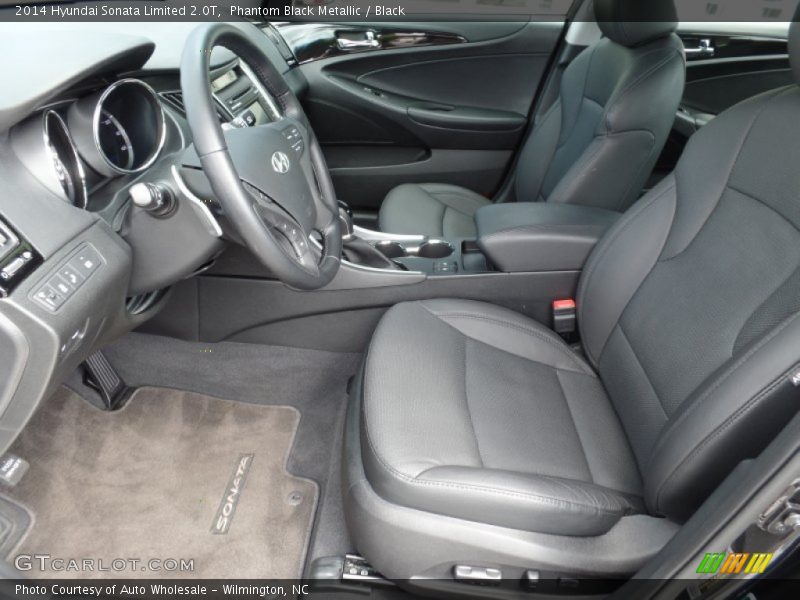 Phantom Black Metallic / Black 2014 Hyundai Sonata Limited 2.0T