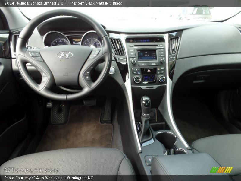 Phantom Black Metallic / Black 2014 Hyundai Sonata Limited 2.0T