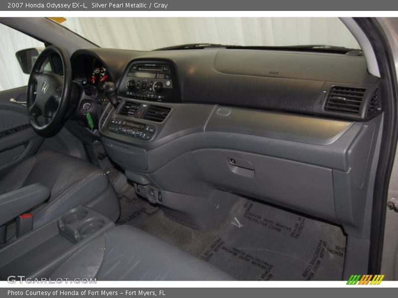 Silver Pearl Metallic / Gray 2007 Honda Odyssey EX-L