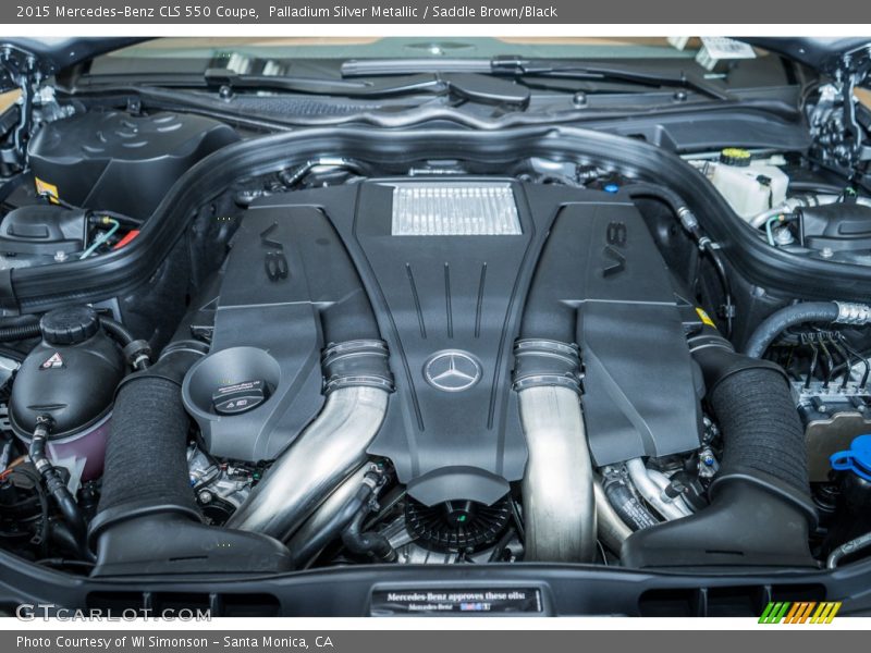  2015 CLS 550 Coupe Engine - 4.7 Liter DI Twin-Turbocharged DOHC 32-Valve VVT V8