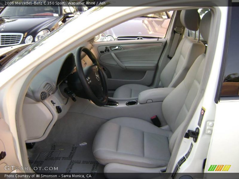 Alabaster White / Ash 2006 Mercedes-Benz C 350 Sport