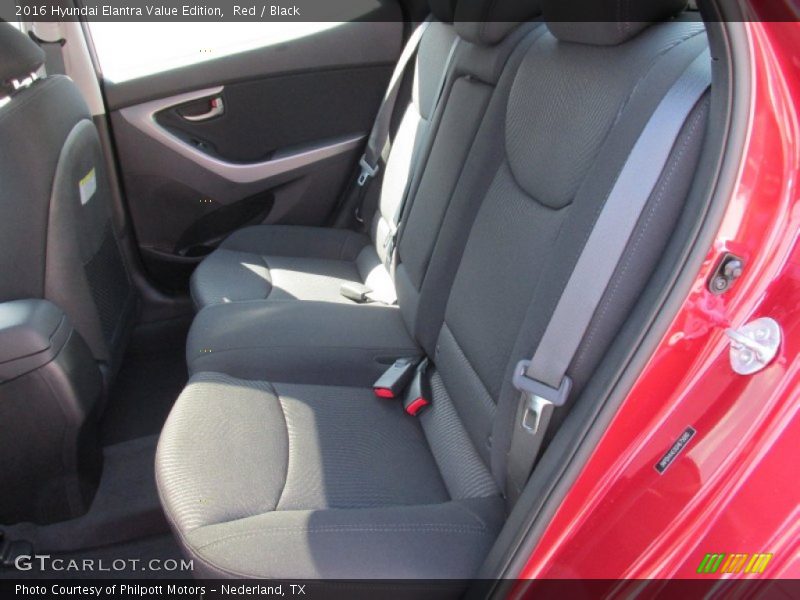 Red / Black 2016 Hyundai Elantra Value Edition