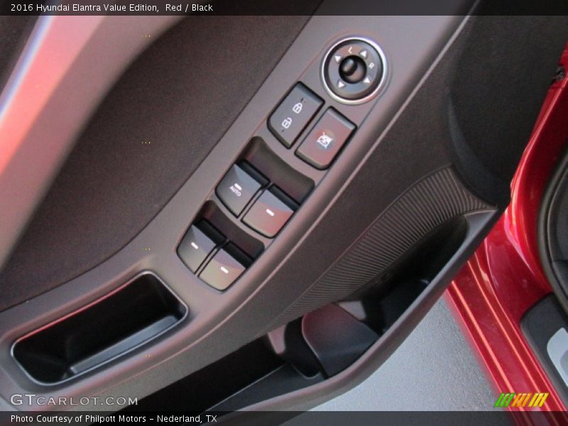 Red / Black 2016 Hyundai Elantra Value Edition