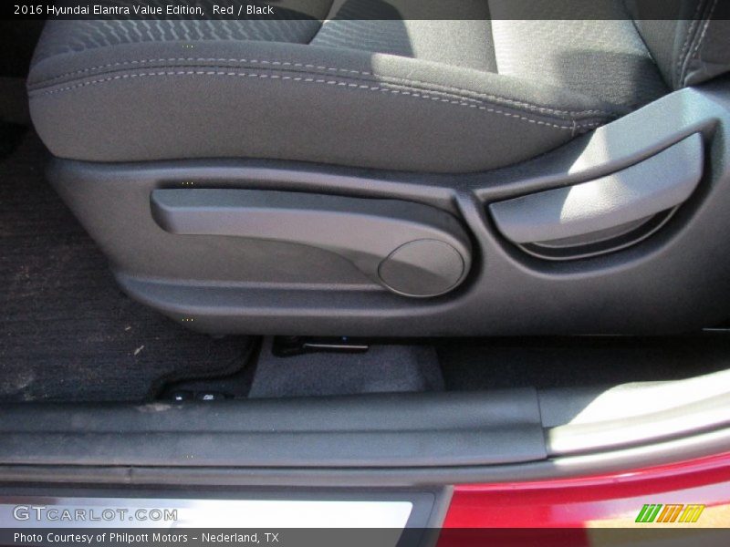 Red / Black 2016 Hyundai Elantra Value Edition