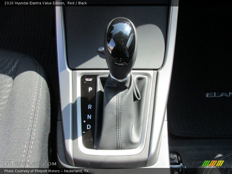 Red / Black 2016 Hyundai Elantra Value Edition