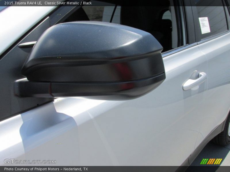 Classic Silver Metallic / Black 2015 Toyota RAV4 LE