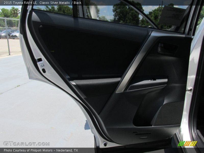 Classic Silver Metallic / Black 2015 Toyota RAV4 LE