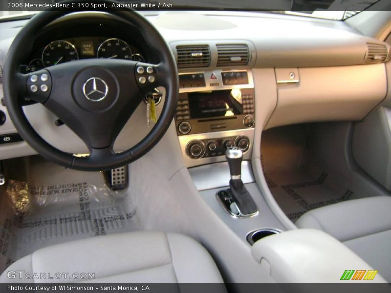 Alabaster White / Ash 2006 Mercedes-Benz C 350 Sport