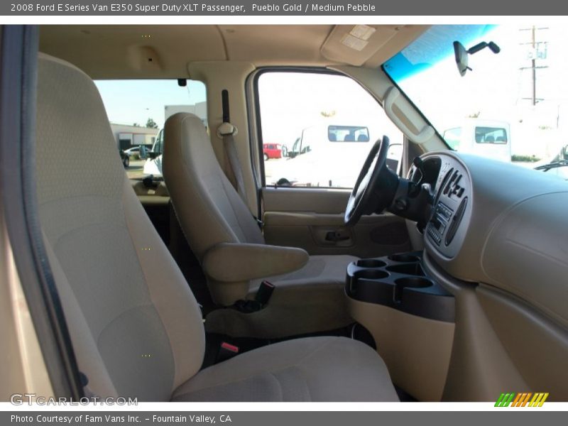 Pueblo Gold / Medium Pebble 2008 Ford E Series Van E350 Super Duty XLT Passenger