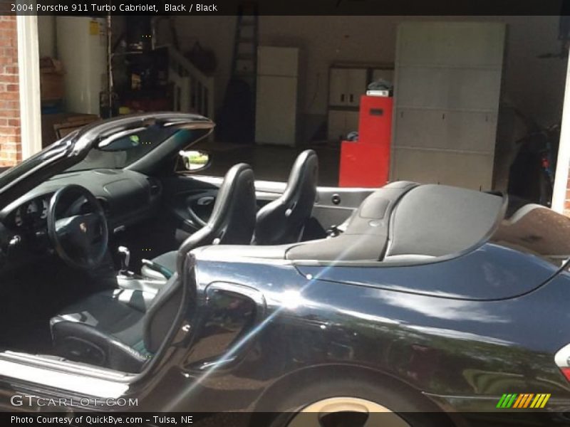Black / Black 2004 Porsche 911 Turbo Cabriolet