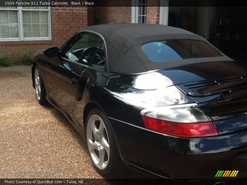 Black / Black 2004 Porsche 911 Turbo Cabriolet
