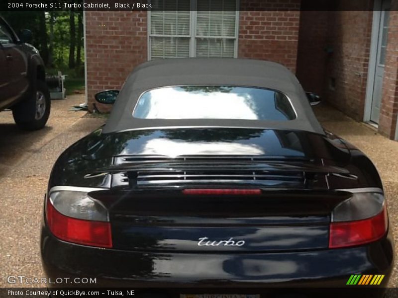 Black / Black 2004 Porsche 911 Turbo Cabriolet