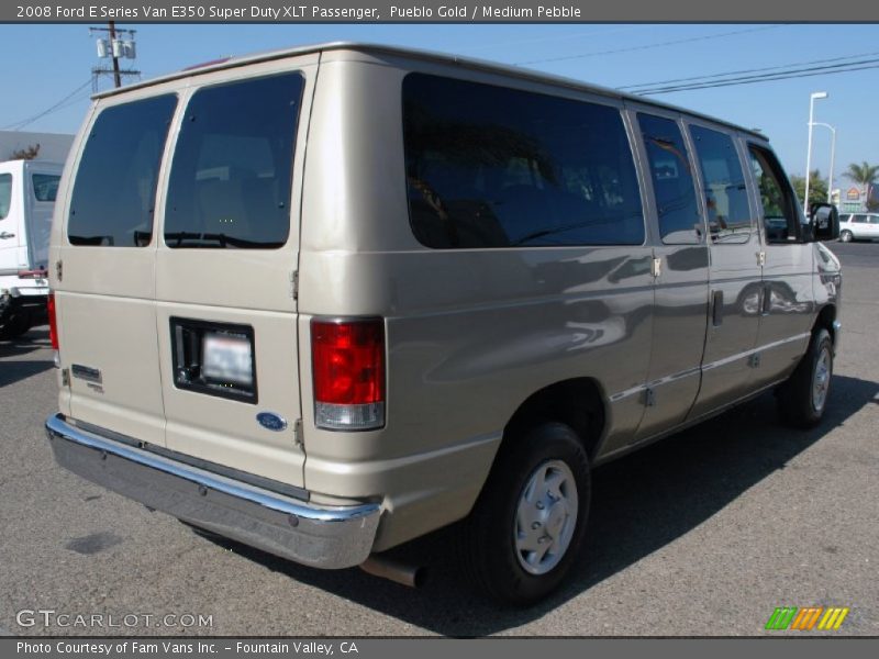 Pueblo Gold / Medium Pebble 2008 Ford E Series Van E350 Super Duty XLT Passenger