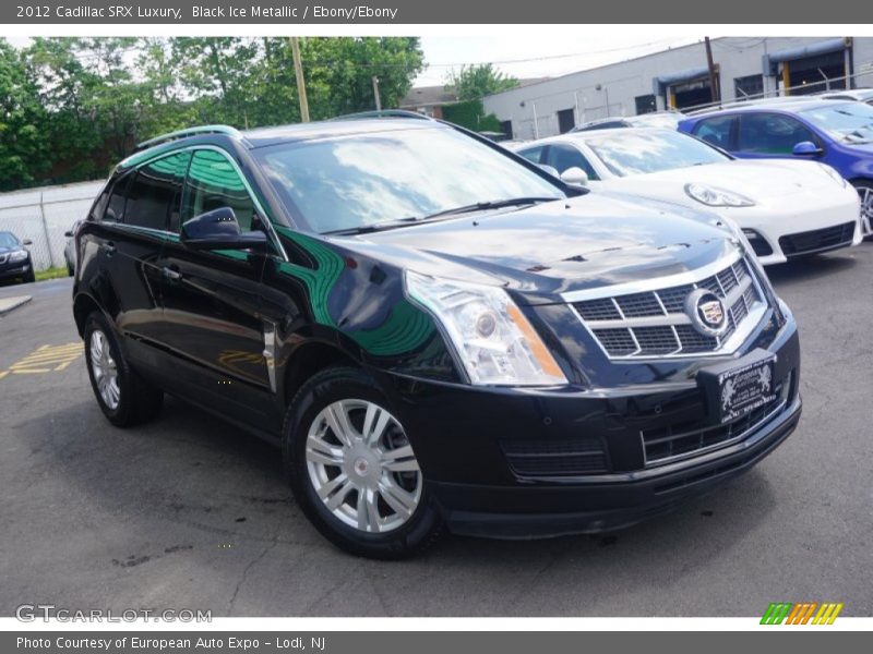 Black Ice Metallic / Ebony/Ebony 2012 Cadillac SRX Luxury