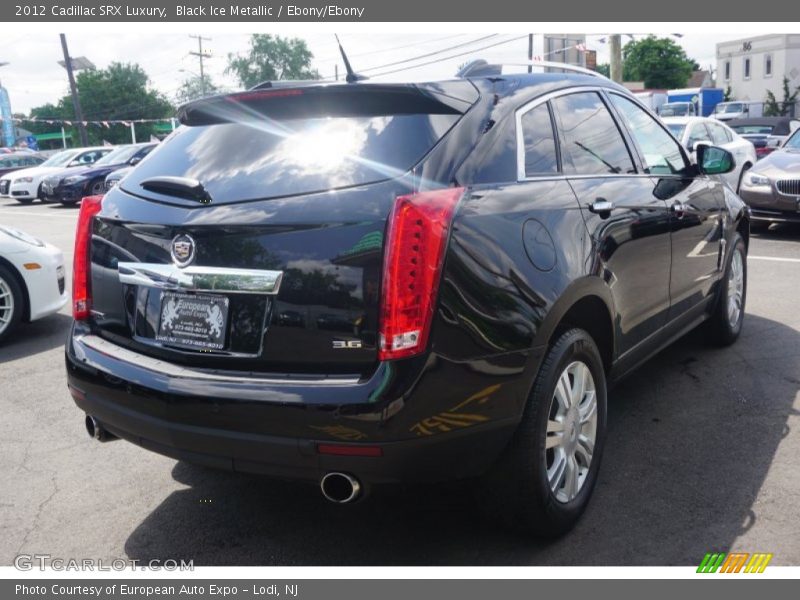 Black Ice Metallic / Ebony/Ebony 2012 Cadillac SRX Luxury