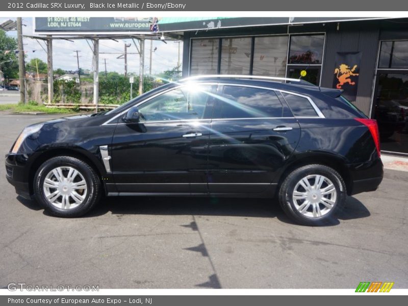 Black Ice Metallic / Ebony/Ebony 2012 Cadillac SRX Luxury