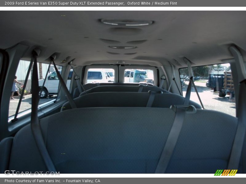 Oxford White / Medium Flint 2009 Ford E Series Van E350 Super Duty XLT Extended Passenger
