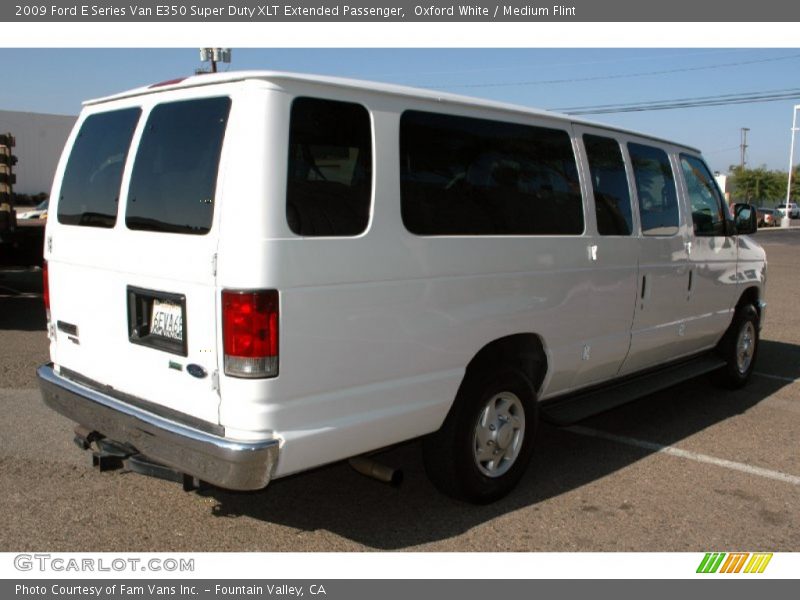 Oxford White / Medium Flint 2009 Ford E Series Van E350 Super Duty XLT Extended Passenger