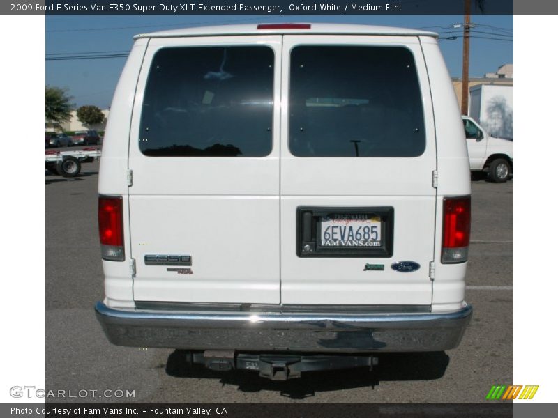 Oxford White / Medium Flint 2009 Ford E Series Van E350 Super Duty XLT Extended Passenger