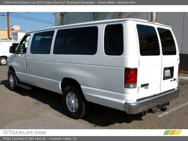 Oxford White / Medium Flint 2009 Ford E Series Van E350 Super Duty XLT Extended Passenger