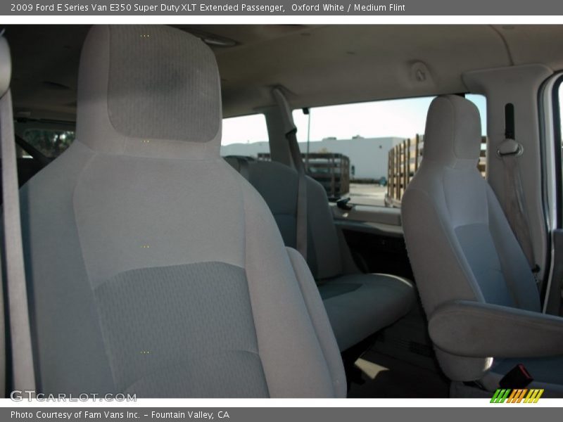 Oxford White / Medium Flint 2009 Ford E Series Van E350 Super Duty XLT Extended Passenger