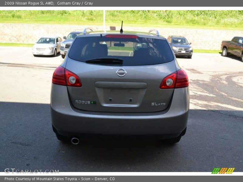 Gotham Gray / Gray 2009 Nissan Rogue SL AWD