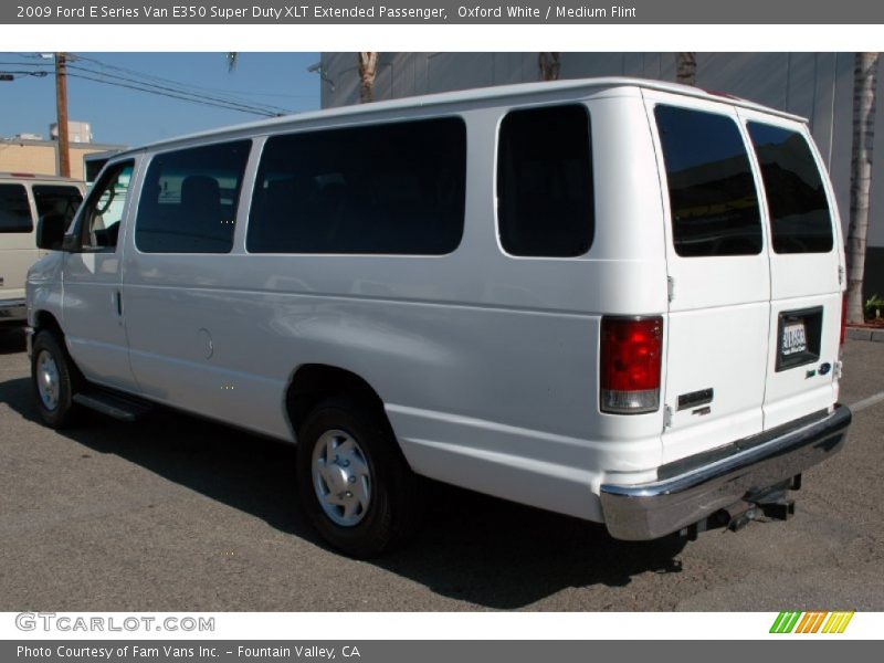Oxford White / Medium Flint 2009 Ford E Series Van E350 Super Duty XLT Extended Passenger
