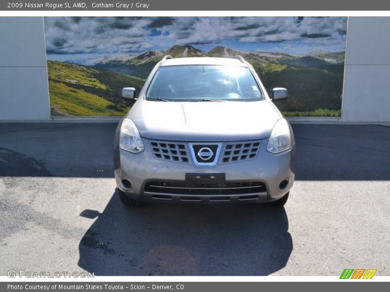 Gotham Gray / Gray 2009 Nissan Rogue SL AWD