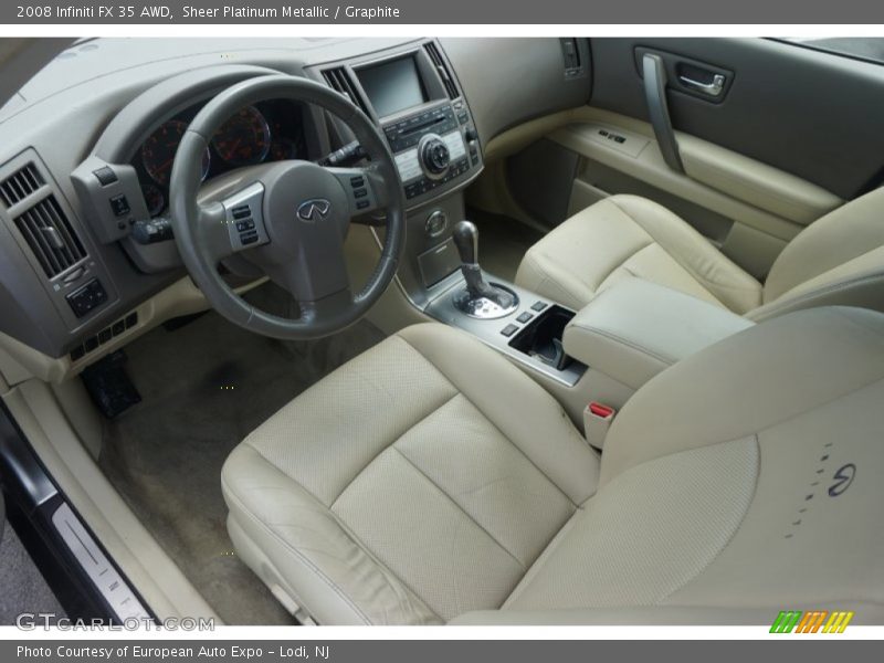 Sheer Platinum Metallic / Graphite 2008 Infiniti FX 35 AWD