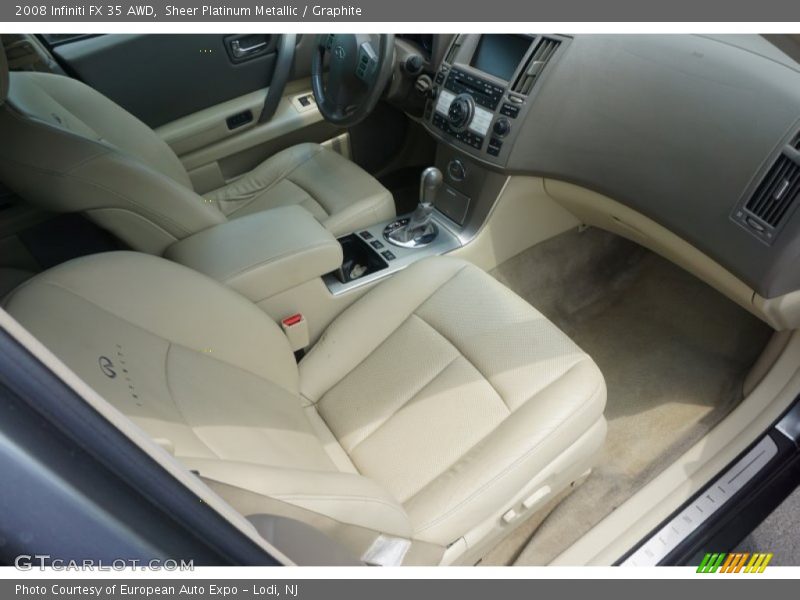 Sheer Platinum Metallic / Graphite 2008 Infiniti FX 35 AWD