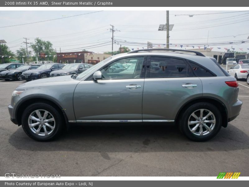 Sheer Platinum Metallic / Graphite 2008 Infiniti FX 35 AWD