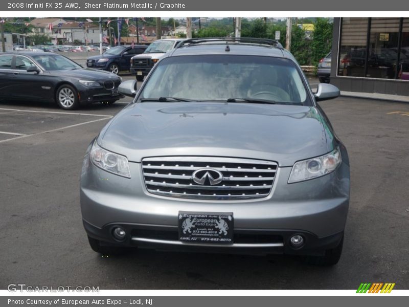 Sheer Platinum Metallic / Graphite 2008 Infiniti FX 35 AWD