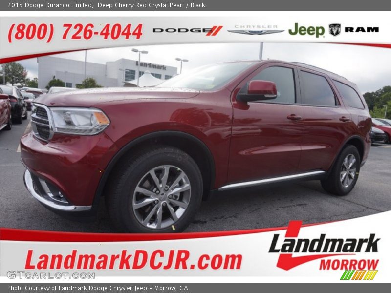 Deep Cherry Red Crystal Pearl / Black 2015 Dodge Durango Limited