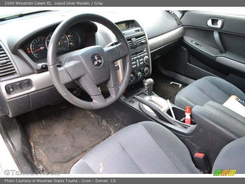 Liquid Silver Metallic / Gray 2006 Mitsubishi Galant ES