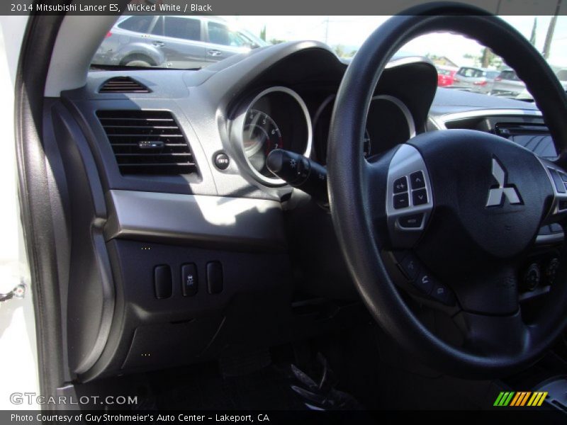 Wicked White / Black 2014 Mitsubishi Lancer ES