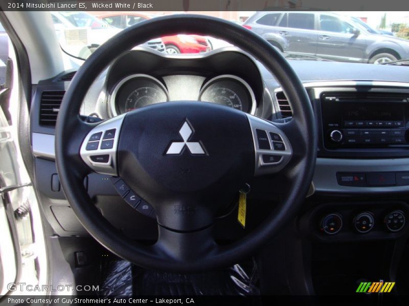 Wicked White / Black 2014 Mitsubishi Lancer ES