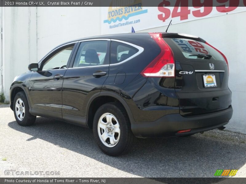Crystal Black Pearl / Gray 2013 Honda CR-V LX