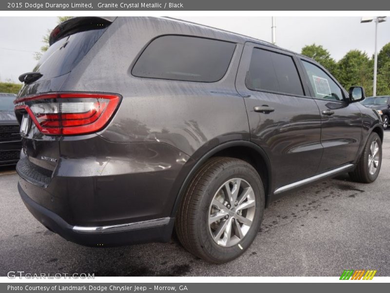 Granite Crystal Metallic / Black 2015 Dodge Durango Limited