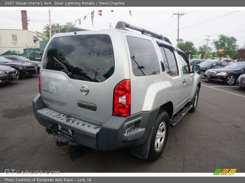 Silver Lightning Metallic / Steel/Graphite 2007 Nissan Xterra S 4x4