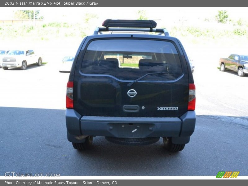 Super Black / Gray 2003 Nissan Xterra XE V6 4x4