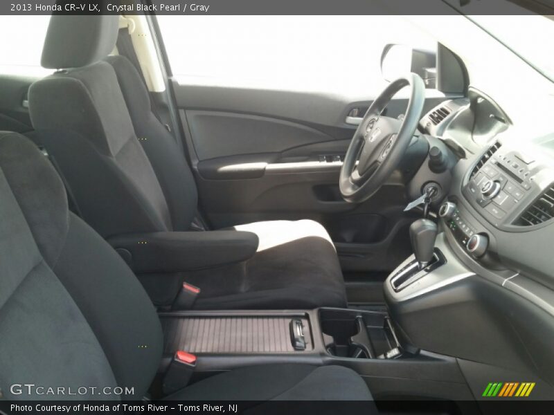 Crystal Black Pearl / Gray 2013 Honda CR-V LX
