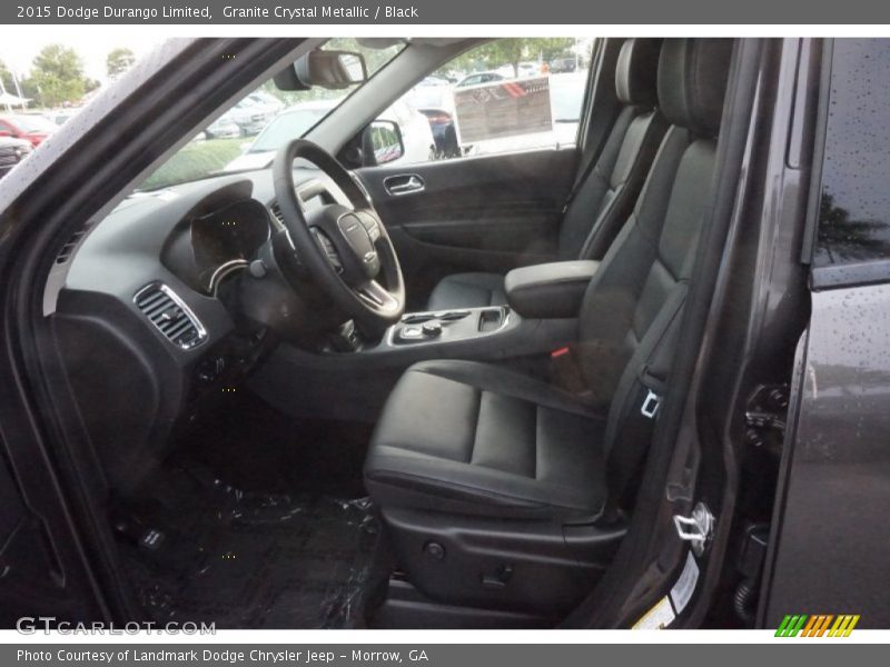 Granite Crystal Metallic / Black 2015 Dodge Durango Limited