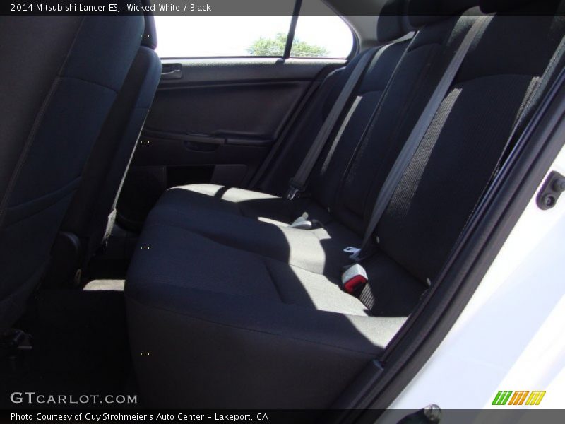 Wicked White / Black 2014 Mitsubishi Lancer ES
